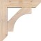 Ekena Millwork Westlake Slat Smooth Bracket w/ Offset Brace, Douglas Fir, 5 1/2"W x 20"D x 20"H BKT0604X20X20WTL06SDF - alternate 4